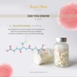 Aqua Skin L-Glutathione Antioxidant 60 Capsules